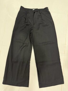 We Wore What Black Wide-Leg Dress Pants